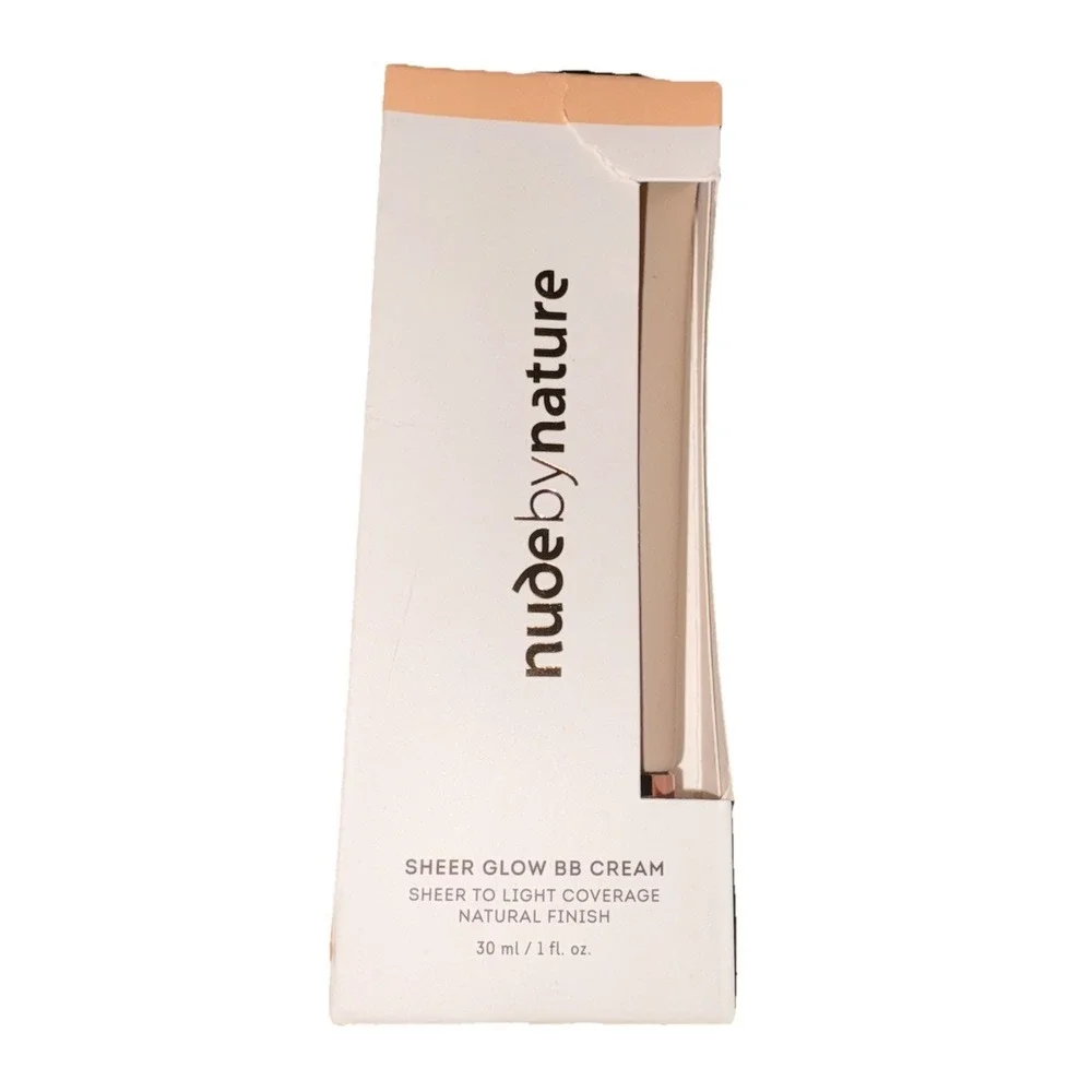 Nude By Nature Sheer Glow BB Cream (30ml/1fl) NEW! 02 Soft Sand Sheer To Light